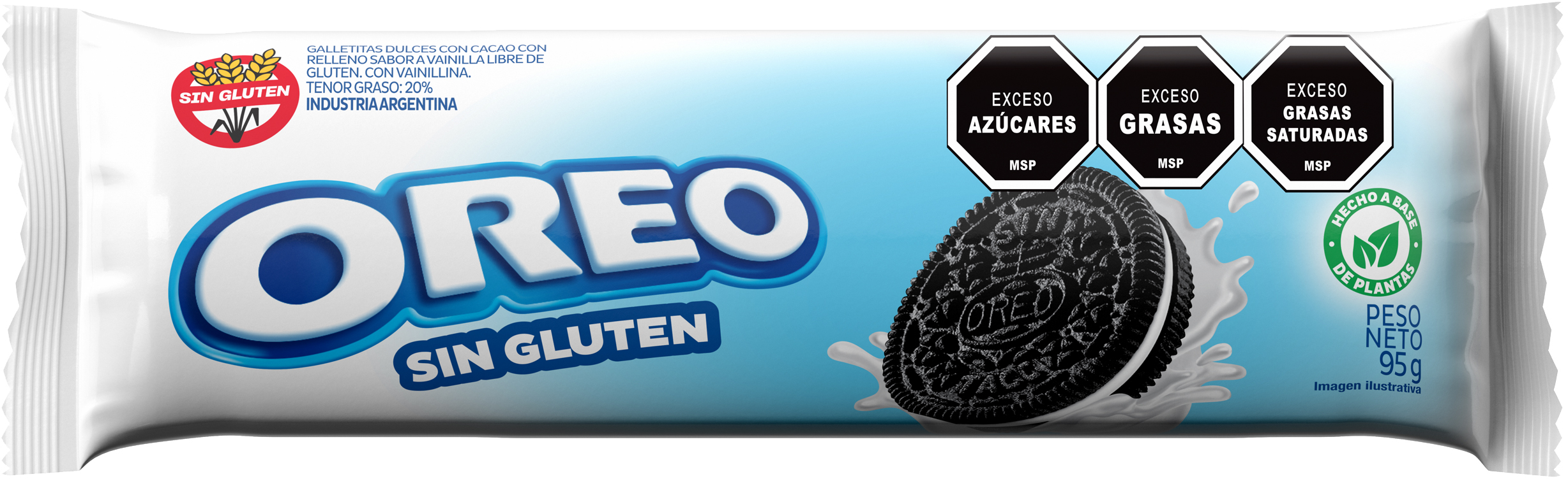 Oreo Sin Gluten 95g - Nerilan Uruguay